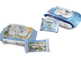 Leniderm wipes CLX WIPES